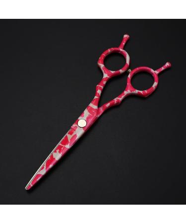 Professional 5.5 Inch Pink Hair Cutting Scissors Set - Steel & Ceramic Thinning Shears for Barbers & Hairdressers | International Shipping Available - Buy Online on GoSupps.com