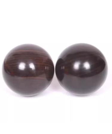 Unbit stressball ball stretcher magnetic baoding balls Chinese health exercise stress balls rosewood (color: b size: 50mm) 50mm b