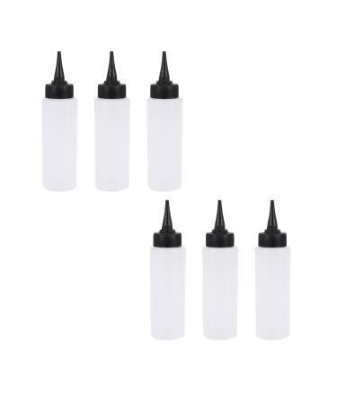 Balawin 6X 150Ml Salon Hair Color Measuring Applicator Bottle Scale Hairdressing Tool
