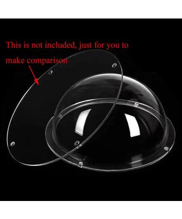 Lotowelzon 8 cm Transparent Acrylic Replacement Camera Cover - Safety for Pet Dog Fences & Windows | ID80mm x H44mm - Buy Online on GoSupps.com