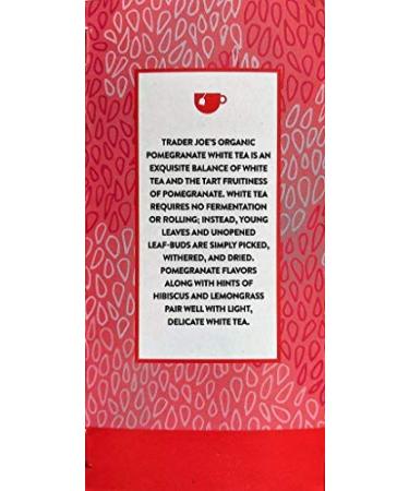 Pomegranate White Tea - 40 Tea Bags (2 Pack) | Fresh and Delightful Flavor - Buy Online on GoSupps.com