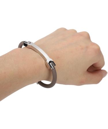 Buy Static Resistant Coffee Color Balance Bracelet | Negative Ion Waterproof Energy Bands for Health - Buy Online on GoSupps.com
