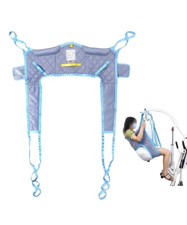 Transfer Nursing Sling Sling for Hoist Transfer Belt Toileting Sling Leg Sling Bariatric Handicap Lift Sling Transfer Belt for Paralyzed Elderly and Disabled Smalle Large