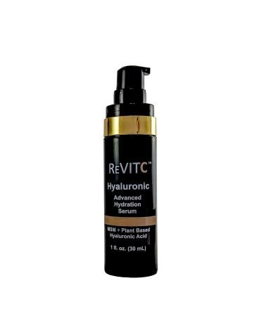 ReVitC Hyaluronic Advanced Hydration Serum - MSM & Plant-Based Hyaluronic Acid for Youthful Skin | International Shipping - Buy Online on GoSupps.com