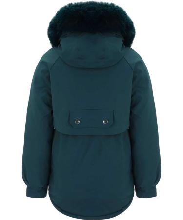 Women's Insulated Down Coat - Hooded Winter Jacket with Fur | Short Wool Vest for Cold Weather - Buy Online on GoSupps.com