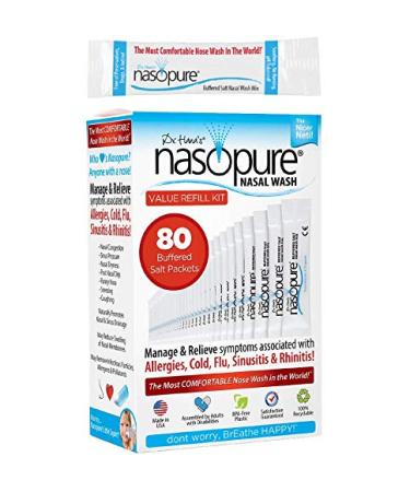 Nasopure Nasal Wash Value Refill Kit 80 Count