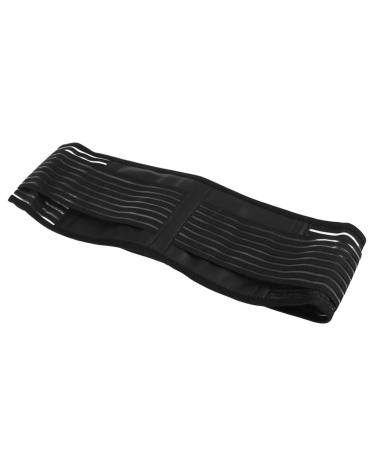 Buy Lumbar Waist Support Belt for Men | Heated Lower Back Brace | Breathable Leather Heating Pad for Pain Relief - Buy Online on GoSupps.com