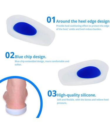 Best Heel Cushion Cups for Plantar Fasciitis | Pain Relief Insoles - International Shipping - Buy Online on GoSupps.com