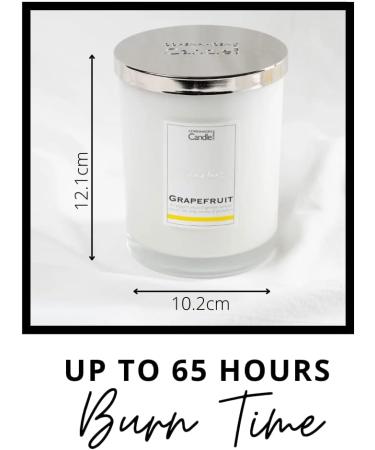 Luxury Scented Candles Gifts for Women | Natural Wax Blend | 65 Hr Burn Time | Hotel Collection | The Copenhagen Company - Pomelo - Buy Online on GoSupps.com