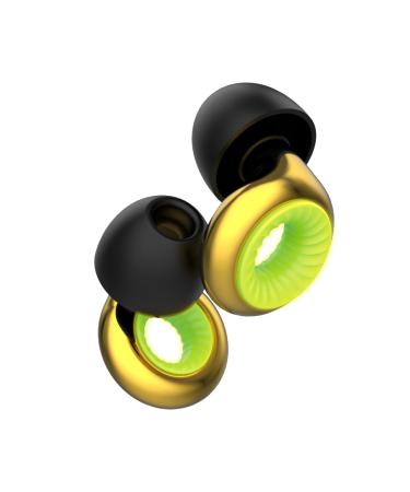 Peace Earplugs Live High-Fidelity Reusable Ear Plugs with Fluorescent Ring | 18 dB Noise Reduction for Concerts Festivals DJs and Sleeping