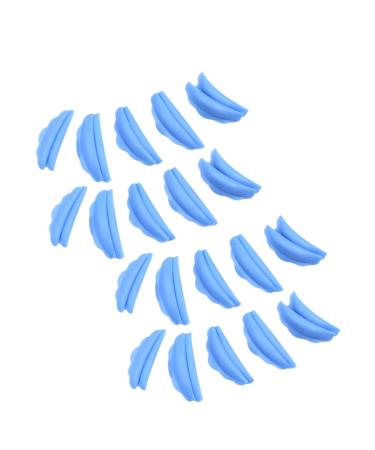 RIYAN 20 Pairs Eyelash Lift Silicone Pads Set Eye Lash Extension Lift Perming Kit Tool Curl Pads(Blue)