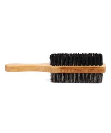 Double-Sided Beard Brush for Men | Multifunctional Face Hair & Shaving Tool | Promotes Beard Growth & Care - Buy Online on GoSupps.com