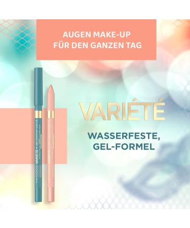 Eveline Cosmetics Variety Gel Eyeliner Pencil No. 03 - Long-Lasting Waterproof Formula for Precision and Versatility in 6 Vibrant Colors - Buy Online on GoSupps.com