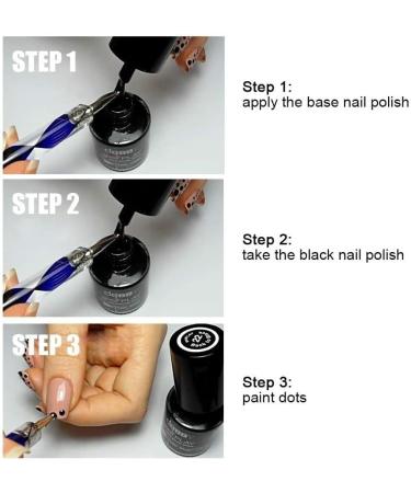 Nail Art Dotting Pen Manicure Tool Set Double End UV Gel Painting Pen Manicure Accessories for Professional Nail Art Or Daily Nail Art UseUseful and Professional - Buy Online on GoSupps.com