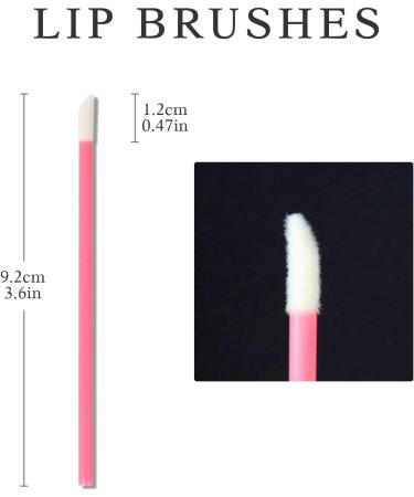 Sularpek 200 PCS Disposable Lip Gloss & Make Up Brush Set | Lipstick Concealer Applicator Tool for Lips, Eyes & Makeup Application - Buy Online on GoSupps.com