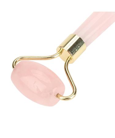 Natural Rose Quartz Face Roller - Slimming Beauty Massage Tool for Skin Care & Relaxation - Buy Online on GoSupps.com