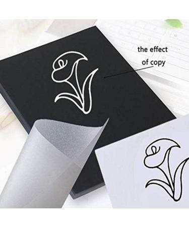 Yesallwas 50 Sheets White Carbon Transfer Paper for Wood, Paper, Canvas - A4 Size - Buy Online on GoSupps.com