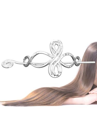 Uonlytech Celtic Knot Hair Stick - Vintage Hair Clip for Women and Girls | Metal Hair Accessory - Buy Online on GoSupps.com