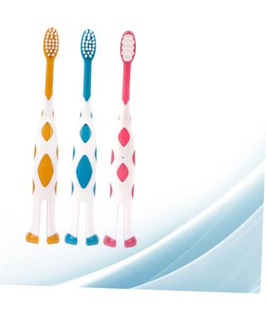 Solustre 12pcs Children's Biodegradable Animal Toothbrush Set | Soft Fur Travel Toothbrush | Eco-Friendly Baby Oral Care - Buy Online on GoSupps.com