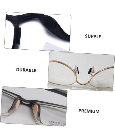 Healeeved 60 Leaf Sponge Nose Pads for Glasses | Self-Adhesive Anti-Nose Stickers | Soft Rubber Repair Set in 3 Colors | 1x0.8x0.15cm - Buy Online on GoSupps.com