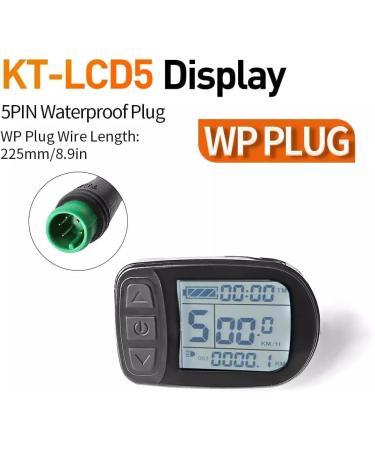 KT-LCD5 Electric Bike Display Panel - Waterproof Multi-Information Meter for 24V/36V/48V Electric Bicycles - Buy Online on GoSupps.com