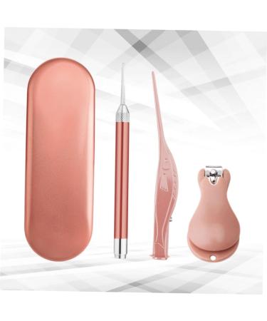 MAGICLULU 1 Set Kids Ear Pick Ear Cleaner for Kids Earbud Cleaner Metal Nail Manicure Pedicure Tool Kit Infant Nose Tweezer Kids Nail Trimmer Nail Clippers Toddler Pearlescent Plate - Buy Online on GoSupps.com