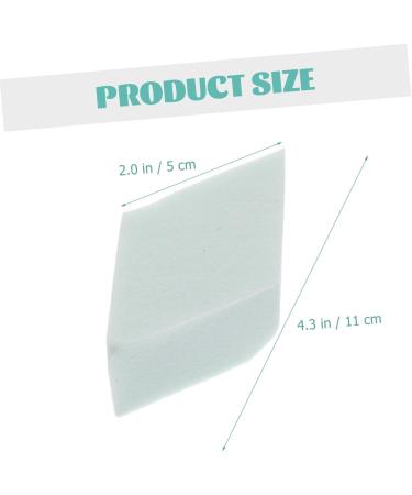 POPETPOP Makeup Wedges 2 Compressed Sponges Face Wash Sponges Esponja Limpiadora De Diamond Shape Cosmetic Puff Facial Cleansing Sponge Make up Cotton Pad Blush Applicator Powder Puff - Buy Online on GoSupps.com