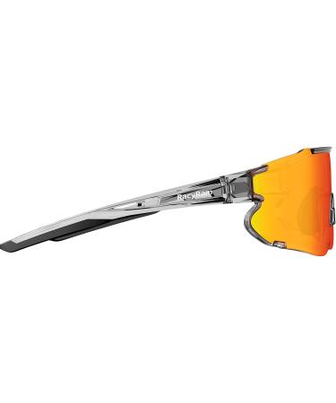 RacyRam UV400 Polarized Sport Sunglasses for Men and Women - Red | Ideal for Baseball, Cycling, Running, Softball - Buy Online on GoSupps.com