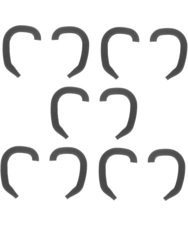 ULTECHNOVO 20 Pairs Newborn Ear Protectors - Silicone Ear Corrector Sticker Holders for Masks - Ear Savers for Protruding Ears - Black (4.4x3.6x0.4cm) - Buy Online on GoSupps.com