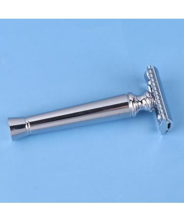 Buy Reusable Safety Razor for Men - Traditional Manual Shaving Razor | Eco-Friendly Wood Design - Buy Online on GoSupps.com