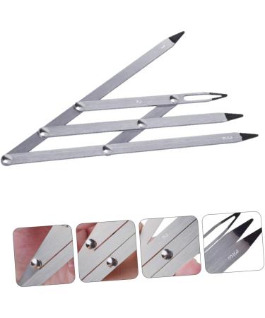 POPETPOP 3 pcs Ratio Silver Eyebrow Steel Position Tattooing Stainless Flexible Ruler Gold Tool Measuring - Buy Online on GoSupps.com
