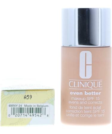 Clinique Even Better Foundation 1.0 Oz SPF 15 - Makeup 24 Linen for Dry to Combination Oily Skin - Buy Online on GoSupps.com