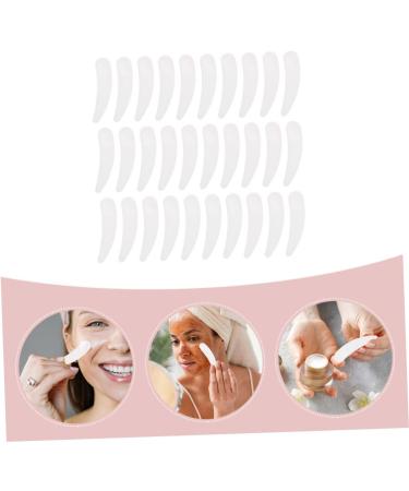 CRILSTYLEO 100pcs Mask Scoop Cream Scoop Creme Makeup Cosmetic Spoons Skin Care Tools Skin Care Mask Pp White - Buy Online on GoSupps.com