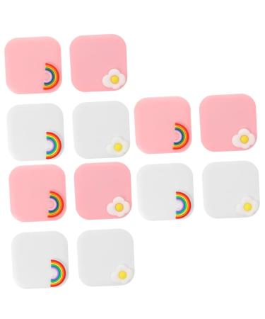 GATUIDA 12 STK Contact lens container Removing Lens Routing Set Fall Mini holder Container lentil holder lens holder Cute storage box gel pencil travel plastic
