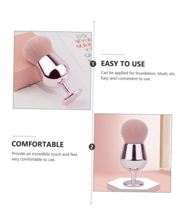 Buy Didiseaon Blush Brush - Travel Makeup Brush for Highlighter & Setting | Fluffy Fiber Wool Tool in Miss Hebei Pink - Buy Online on GoSupps.com