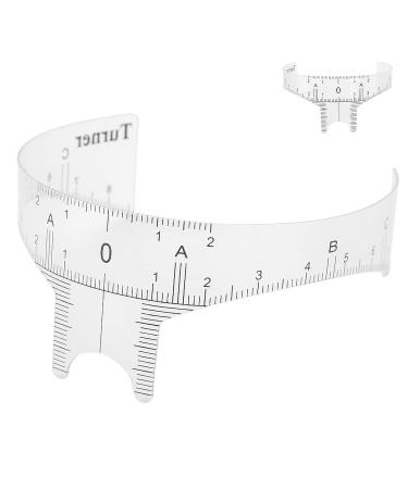 Symmetrical Balance Tattoo Eyebrow Ruler and Nose Positioning Stencil for Microblading - Grooming and Measurement Tools - Buy Online on GoSupps.com