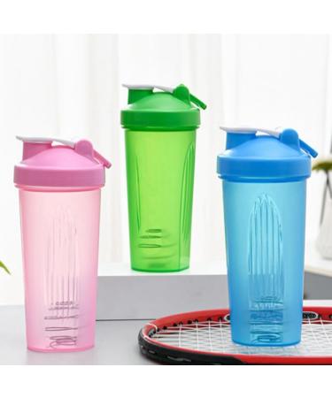 Shaker Cup Sports Portable Pratique Remuer Tasse 600Ml Plastique Shakers Bouteille Adultes Facile Installer Rose - Buy Online on GoSupps.com