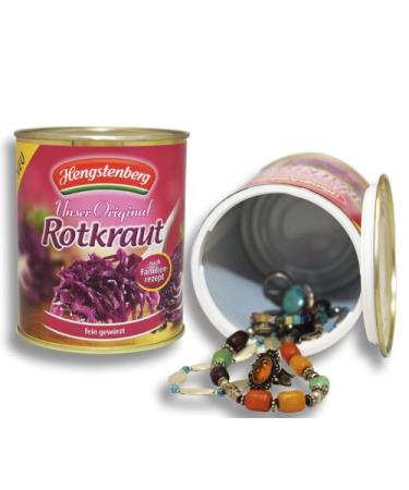Can safe in the design of an original Hengstenberg red cabbage can / preserve