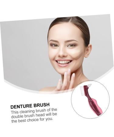 Plafope Double-Headed Art Toothbrush Set | 3-Piece Prosthesis Cleaning Brushes for Effective Oral Care - Buy Online on GoSupps.com