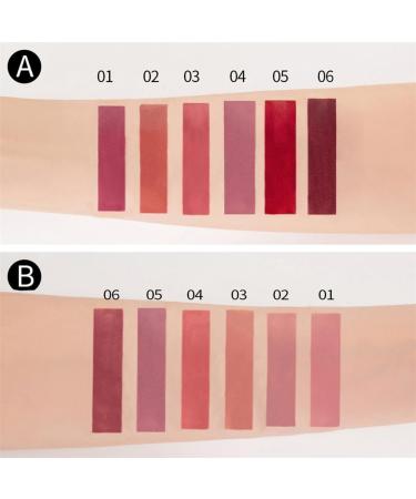  HADAVAKA Matte Color Matte Matte Lipstick Set Long Lasting Velvet Lipstick Set Non-Faded (A) - Buy Online on GoSupps.com