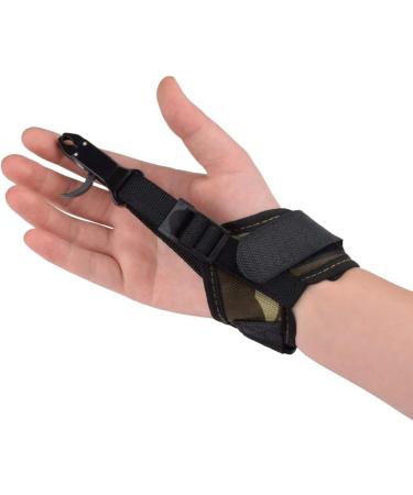 YLSIO Archery Compound Bow Quick Shot Release Buckle Strap - Black Trigger Caliper - Left & Right Hand - Camo - Buy Online on GoSupps.com