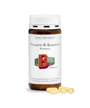 Vitamin B complex capsules with niacin vitamin B1 B2 B6 B12 folic acid 150 capsules - Buy Online on GoSupps.com