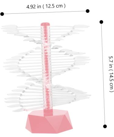 POPETPOP nail tips display stand nail art stands nail stands for nail art nail practice display stand nail tips display holder nail display stand holder spiral Acrylic bracket 6.2x6.2cm Pink - Buy Online on GoSupps.com