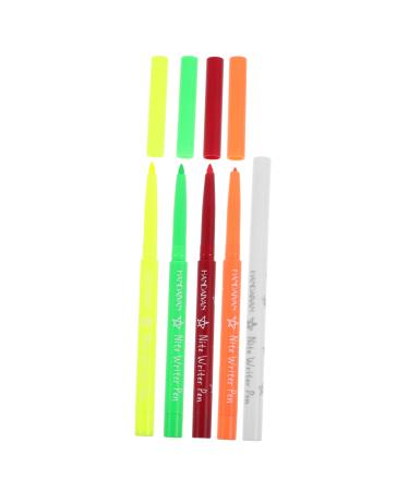 VINTORKY 5pcs Halloween Paint Pen Eyeliner Pen Fluorescence Eyeliner Make up Highlighter Eye Liner Plastic