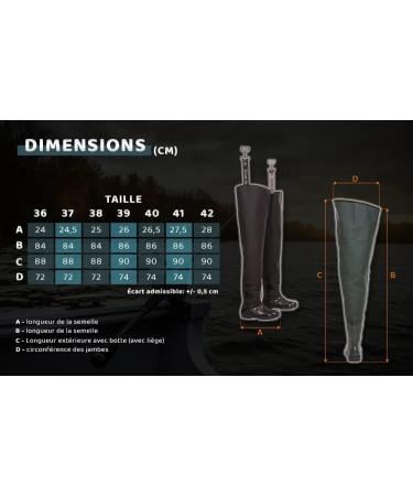 Buy 3Kamido Youth Waders - Junior Fishing Trousers with Carrying Bag - Green Size 36 for International Shipping - Buy Online on GoSupps.com