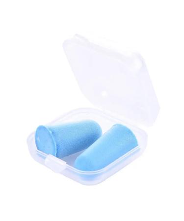 Soft Foam Ear Plugs Sound Insulation Ear Protection Earplugs Anti Noise Snoring Sleeping Plugs for Travel Noise Reduction(Blue)