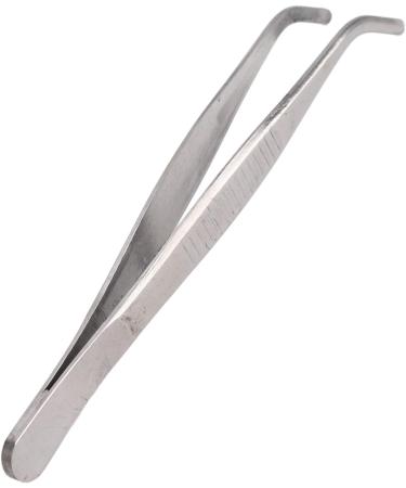 Tweezers Tweezers with Tip 12.5cm Portable Erosion Resistant Easy to Clean Serrated Edge for Bag for Watch Repair (Curved Round Tip) - Buy Online on GoSupps.com