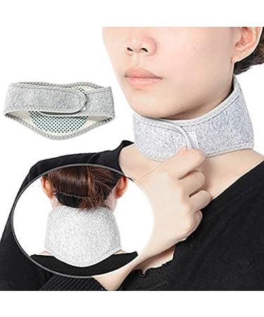 Latwne Neck Heating Pad Neck Brace and Neck Bandage Neck Pain Relief Chronic Neck Stiffness Brace Soft Cervical Support Collar - Buy Online on GoSupps.com