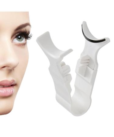 Magnetic False Eyelashes Clip - Lash Clip Applicator Helper Tool Magnetic False Eyelash Applicator | Portable Magnetic Eyelashes Applicator Tool for Women Girls Friends (White)(2.09x1.46 Inches)