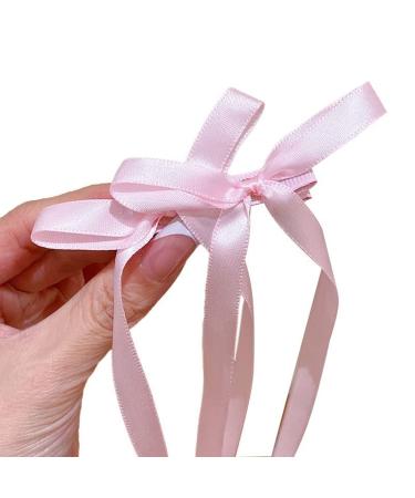 10pcs Colorful Double Bow Hair Clips for Girls | Women's Tassel Hair Barrettes | Kawaii Ribbon Hair Accessories - Buy Online on GoSupps.com